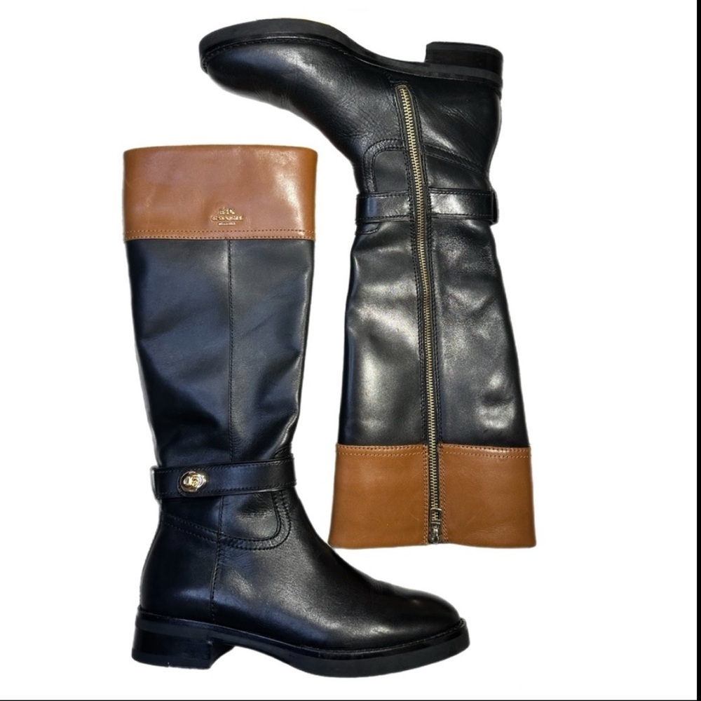 Coach ‘Eva’ Riding Boots - Picture 1 of 7